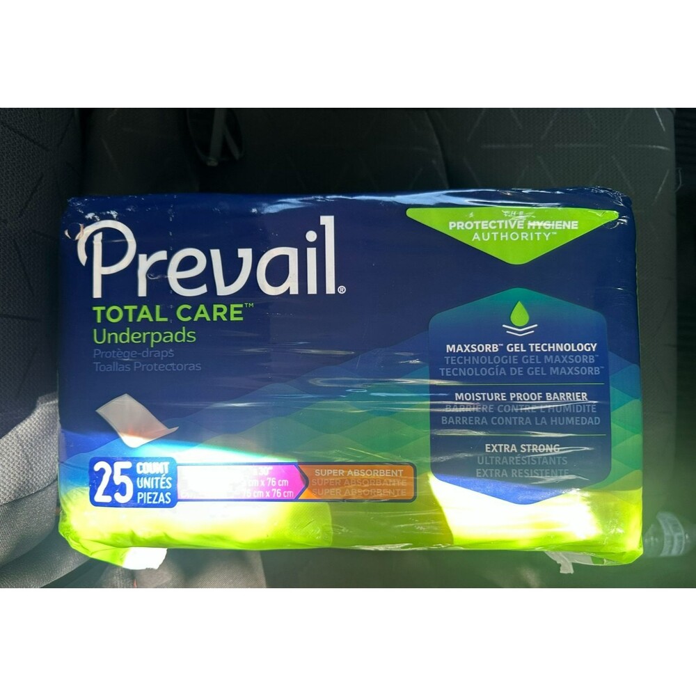 Prevail Total Care Underpads Heavy Absorbency UP-100/1 - 25 Ct